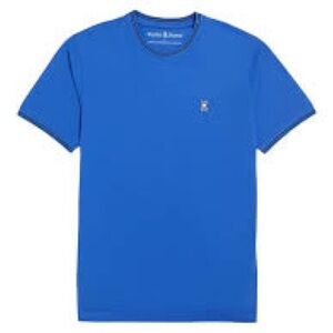 Psycho Bunny 100% Pima Cotton Crewneck tee size small cerulean blue EUC